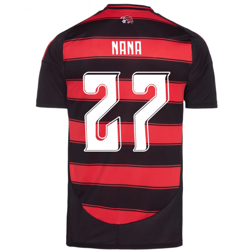 Danxen Män Naná #27 Röd Svart Hemmatröja Matchtröjor 2025/26 Tröjor T-Tröja