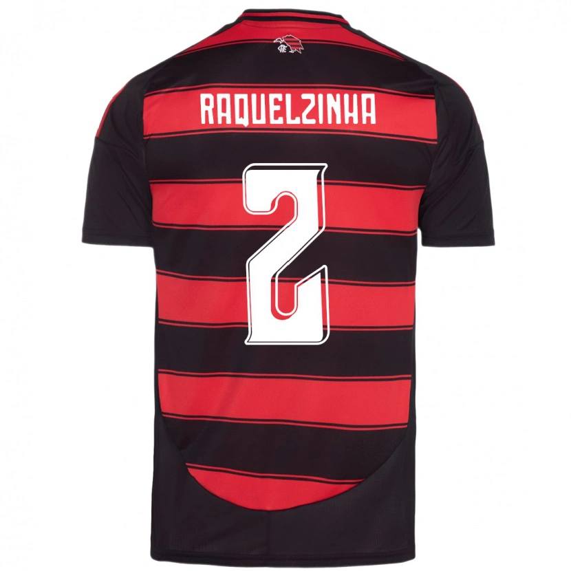 Danxen Män Raquelzinha #2 Röd Svart Hemmatröja Matchtröjor 2025/26 Tröjor T-Tröja