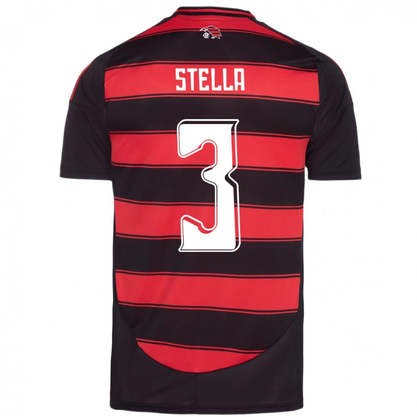 Danxen Män Stella #3 Röd Svart Hemmatröja Matchtröjor 2025/26 Tröjor T-Tröja