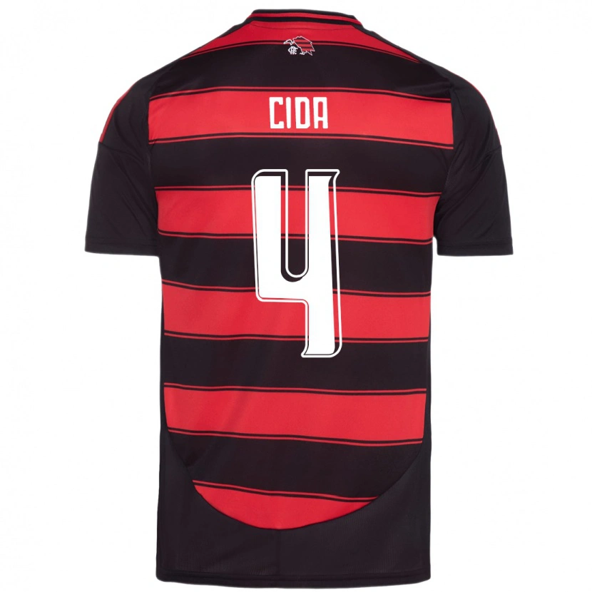 Danxen Män Cida #4 Röd Svart Hemmatröja Matchtröjor 2025/26 Tröjor T-Tröja