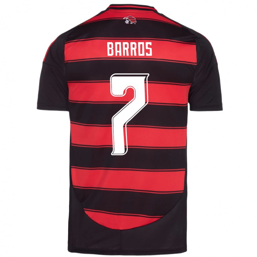Danxen Män Rafa Barros #7 Röd Svart Hemmatröja Matchtröjor 2025/26 Tröjor T-Tröja