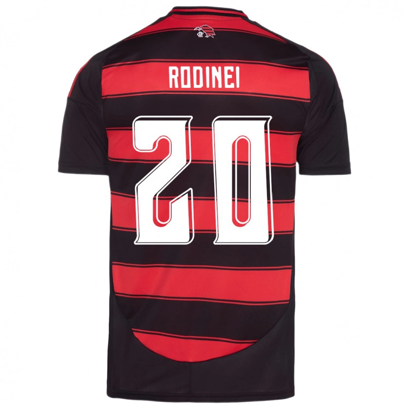 Danxen Män Rodinei #20 Röd Svart Hemmatröja Matchtröjor 2025/26 Tröjor T-Tröja
