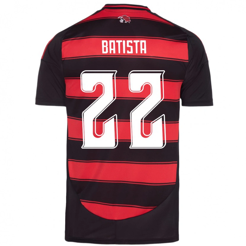 Danxen Män Gabriel Batista #22 Röd Svart Hemmatröja Matchtröjor 2025/26 Tröjor T-Tröja