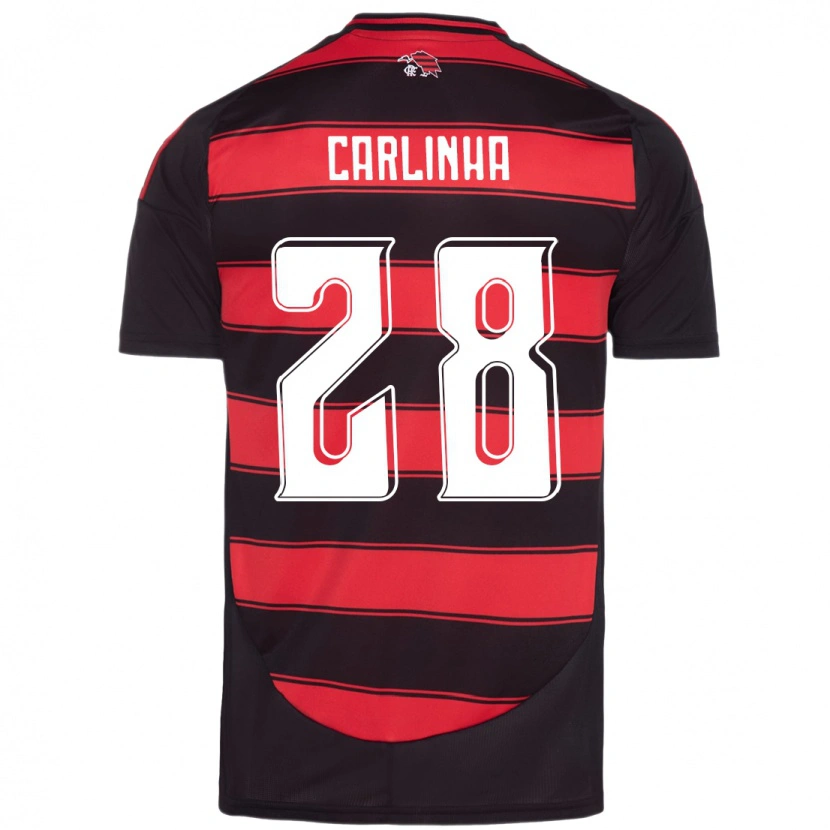 Danxen Män Carlinha #28 Röd Svart Hemmatröja Matchtröjor 2025/26 Tröjor T-Tröja