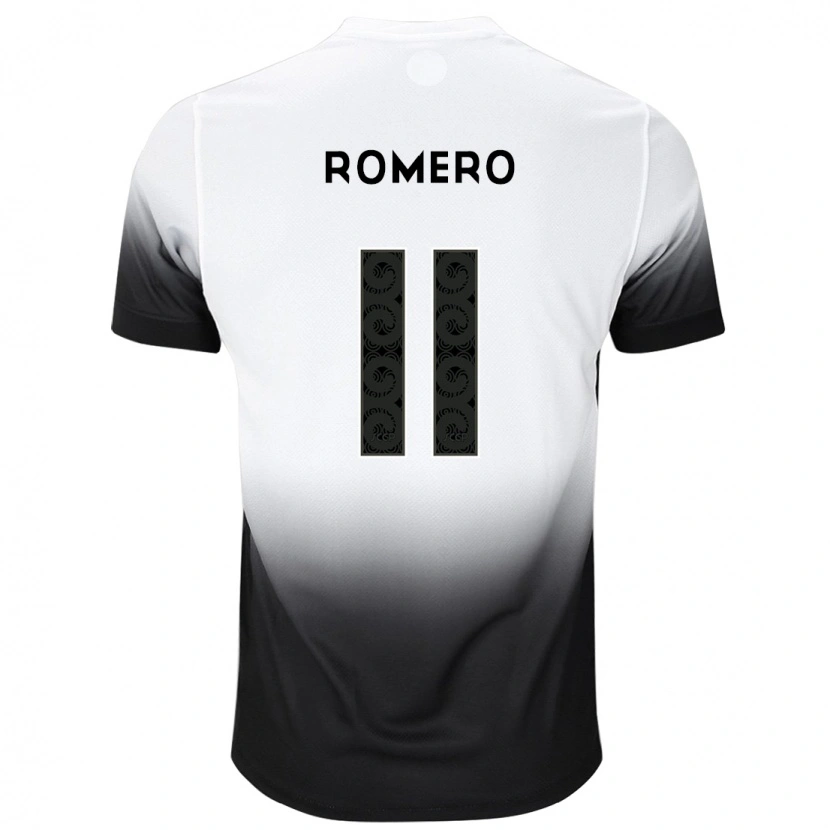 Danxen Män Ángel Romero #11 Svart Vit Hemmatröja Matchtröjor 2025/26 Tröjor T-Tröja