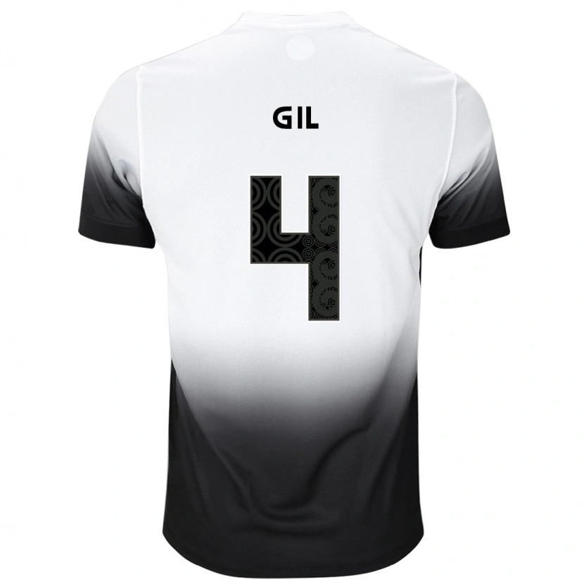 Danxen Män Gil #4 Svart Vit Hemmatröja Matchtröjor 2025/26 Tröjor T-Tröja