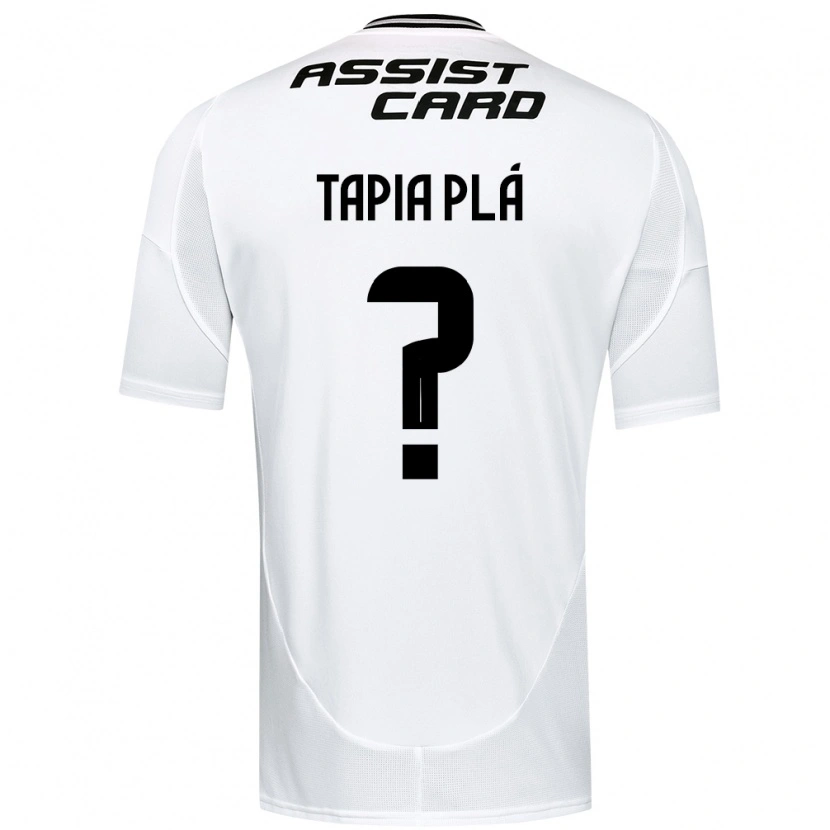 Danxen Män Santiago Tapia Plá #0 Svart Vit Gul Hemmatröja Matchtröjor 2025/26 Tröjor T-Tröja