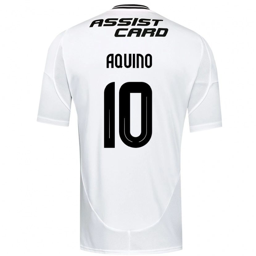 Danxen Män Claudio Aquino #10 Svart Vit Gul Hemmatröja Matchtröjor 2025/26 Tröjor T-Tröja