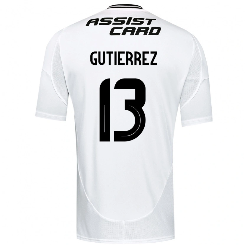 Danxen Män Bruno Gutiérrez #13 Svart Vit Gul Hemmatröja Matchtröjor 2025/26 Tröjor T-Tröja