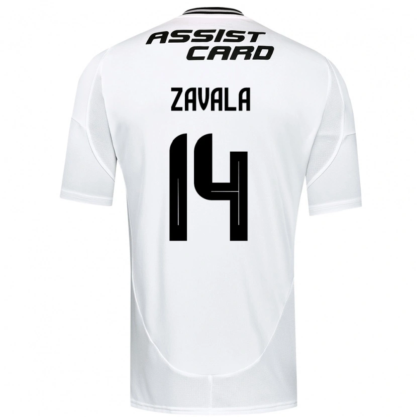 Danxen Män Cristián Zavala #14 Svart Vit Gul Hemmatröja Matchtröjor 2025/26 Tröjor T-Tröja