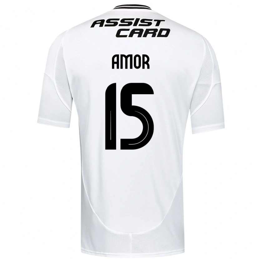 Danxen Män Emiliano Amor #15 Svart Vit Gul Hemmatröja Matchtröjor 2025/26 Tröjor T-Tröja