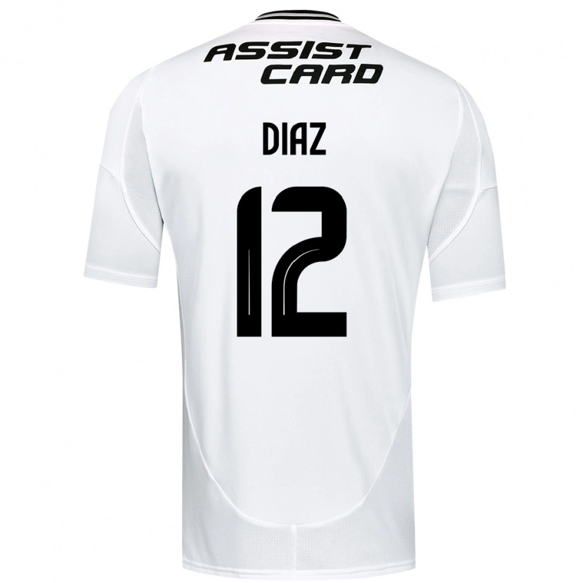 Danxen Män Javiera Díaz #12 Svart Vit Gul Hemmatröja Matchtröjor 2025/26 Tröjor T-Tröja