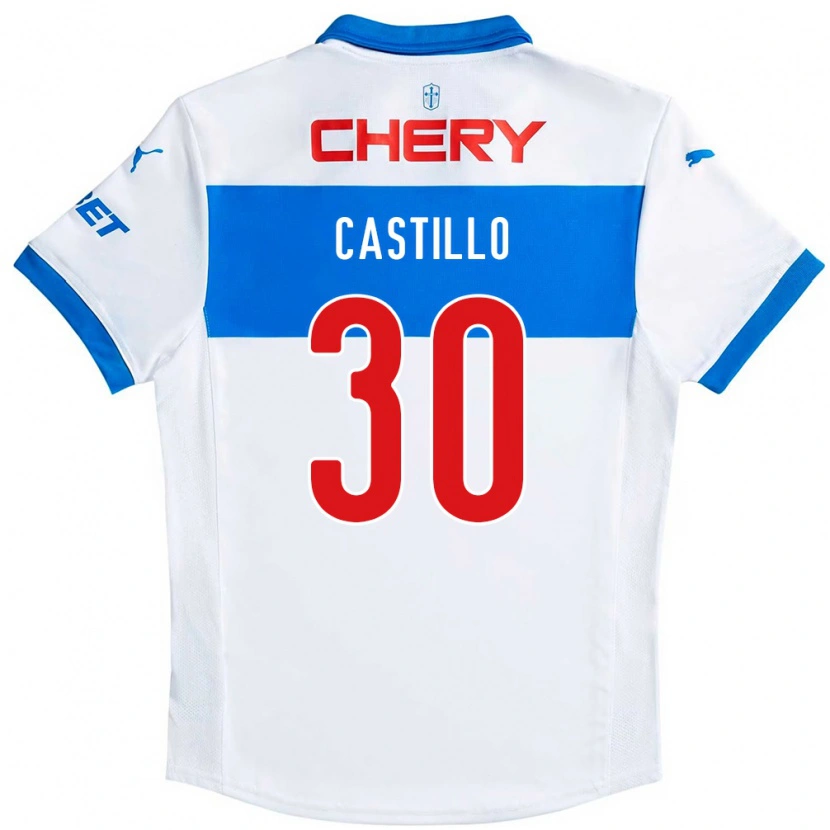 Danxen Män Nicolas Castillo #30 Kungsblå Vit Hemmatröja Matchtröjor 2025/26 Tröjor T-Tröja