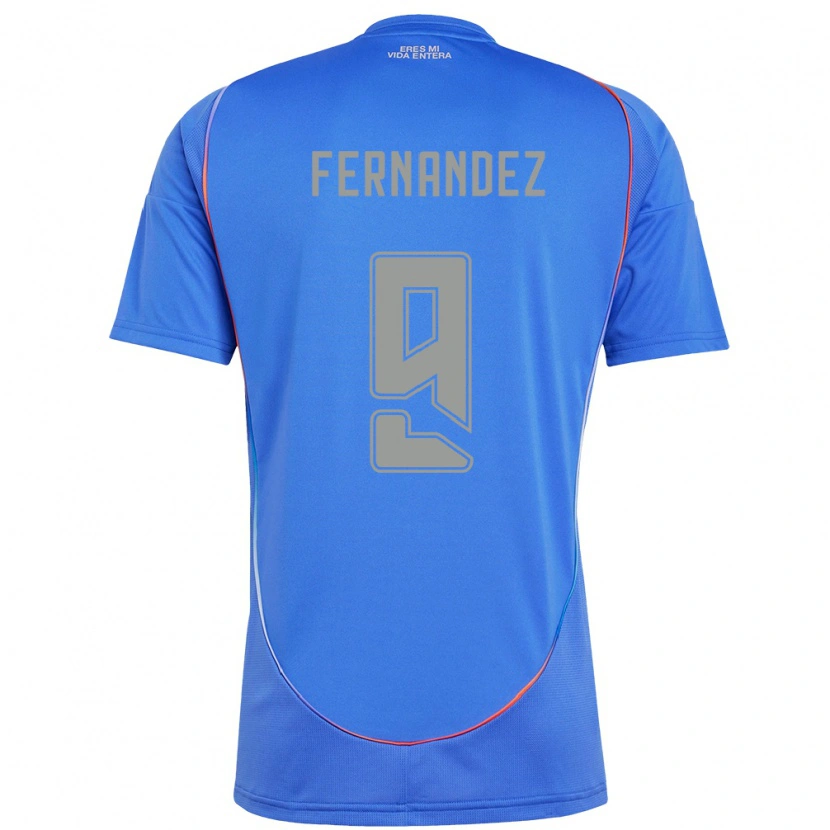 Danxen Män Leandro Fernández #9 Himmelsblå Hemmatröja Matchtröjor 2025/26 Tröjor T-Tröja