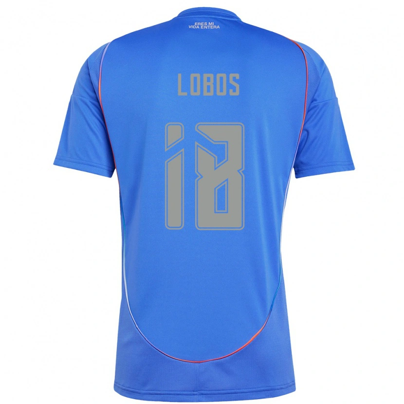 Danxen Män Franco Lobos #18 Himmelsblå Hemmatröja Matchtröjor 2025/26 Tröjor T-Tröja