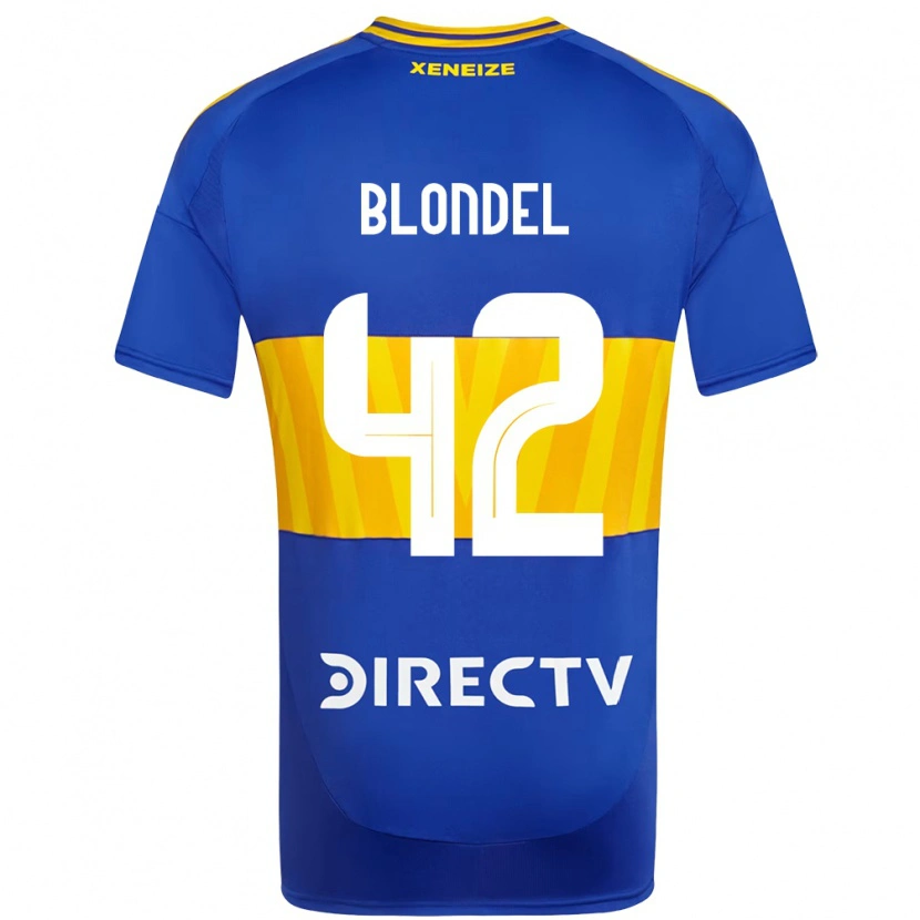 Danxen Män Lucas Blondel #42 Kungsblå Gul Hemmatröja Matchtröjor 2025/26 Tröjor T-Tröja