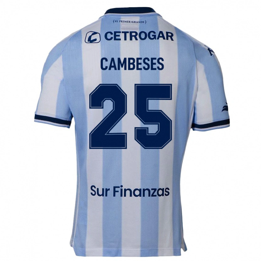 Danxen Män Facundo Cambeses #25 Himmelsblå Hemmatröja Matchtröjor 2025/26 Tröjor T-Tröja