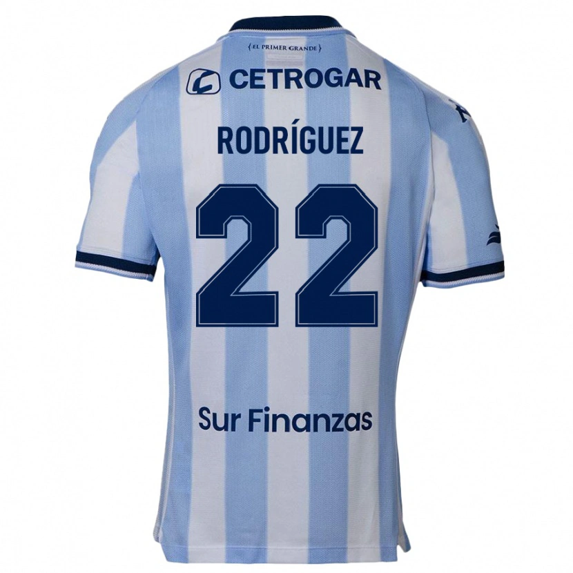 Danxen Män Serena Rodríguez #22 Himmelsblå Hemmatröja Matchtröjor 2025/26 Tröjor T-Tröja