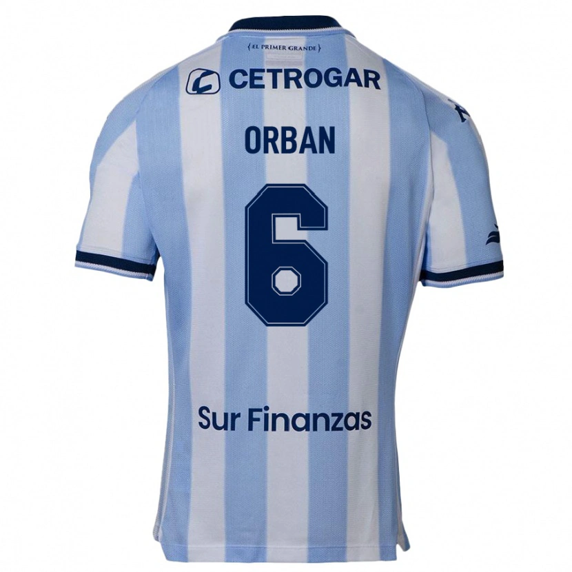 Danxen Män Lucas Orban #6 Himmelsblå Hemmatröja Matchtröjor 2025/26 Tröjor T-Tröja