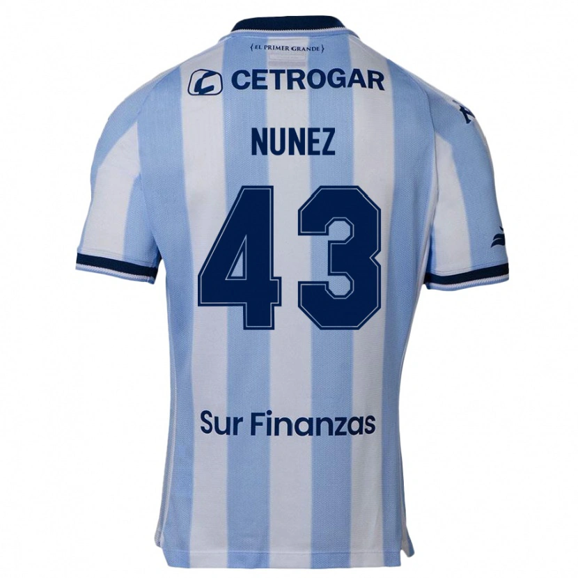 Danxen Män Lucas Nunez #43 Himmelsblå Hemmatröja Matchtröjor 2025/26 Tröjor T-Tröja