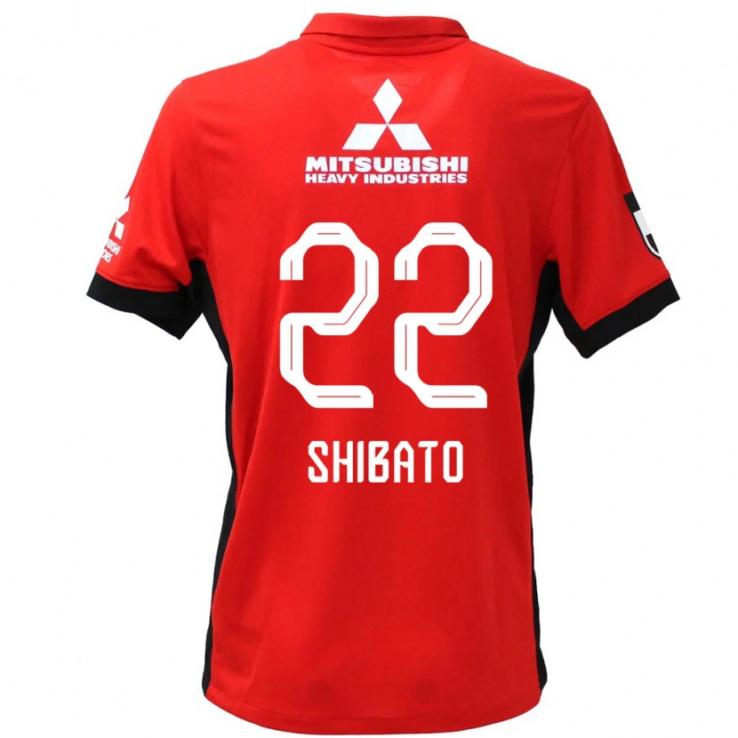 Danxen Män Kai Shibato #22 Röd Vit Hemmatröja Matchtröjor 2025/26 Tröjor T-Tröja