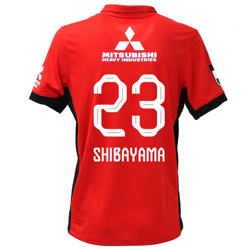 Danxen Män Fumina Shibayama #23 Röd Vit Hemmatröja Matchtröjor 2025/26 Tröjor T-Tröja