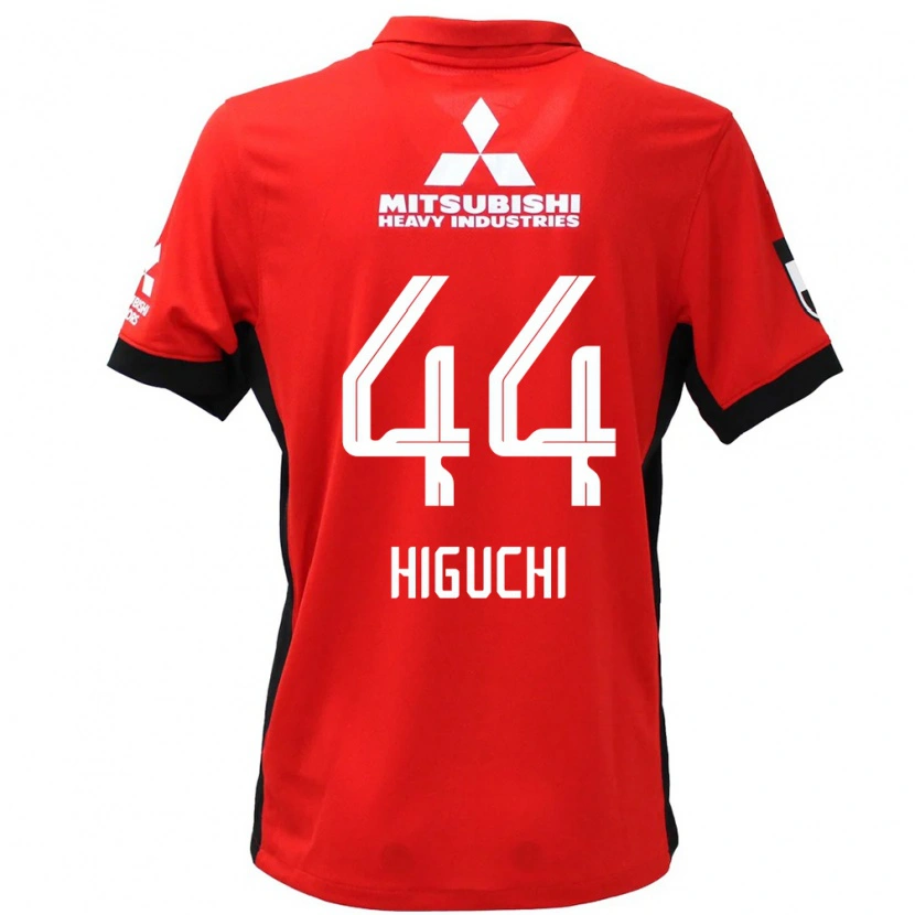 Danxen Män Yota Higuchi #44 Röd Vit Hemmatröja Matchtröjor 2025/26 Tröjor T-Tröja
