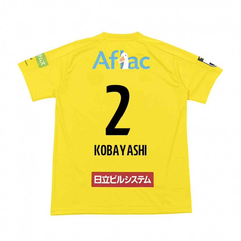 Danxen Män Kensei Kobayashi #2 Svart Gul Hemmatröja Matchtröjor 2025/26 Tröjor T-Tröja