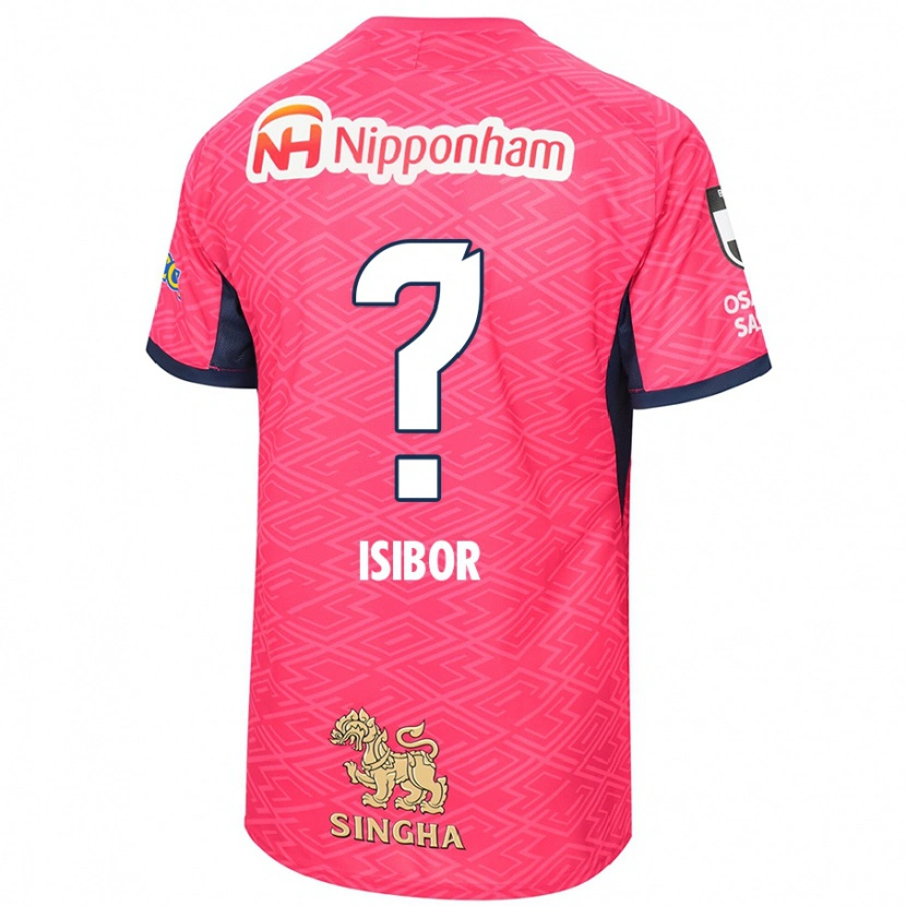 Danxen Män Ken Isibor #0 Sakura Rosa Vit Hemmatröja Matchtröjor 2025/26 Tröjor T-Tröja
