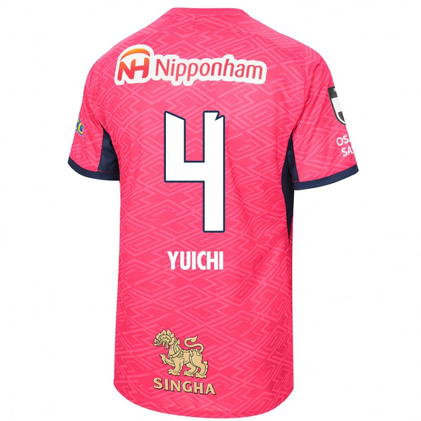 Danxen Män Yuichi Hirano #4 Sakura Rosa Vit Hemmatröja Matchtröjor 2025/26 Tröjor T-Tröja