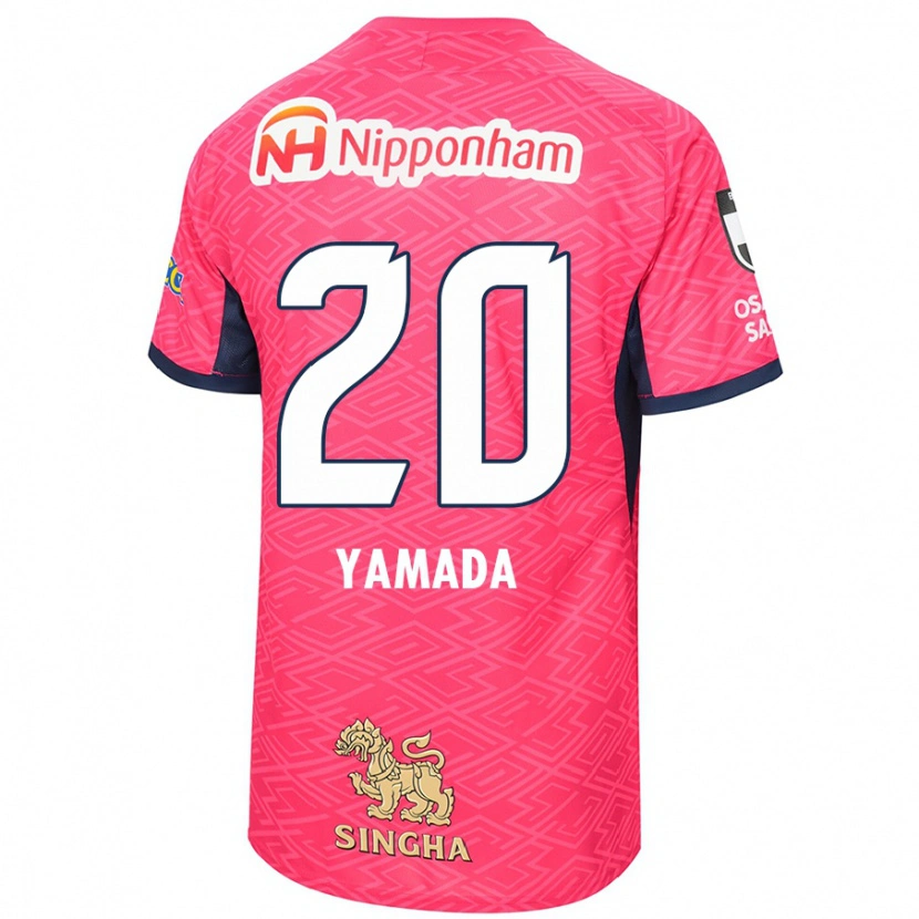 Danxen Män Kotaro Yamada #20 Sakura Rosa Vit Hemmatröja Matchtröjor 2025/26 Tröjor T-Tröja