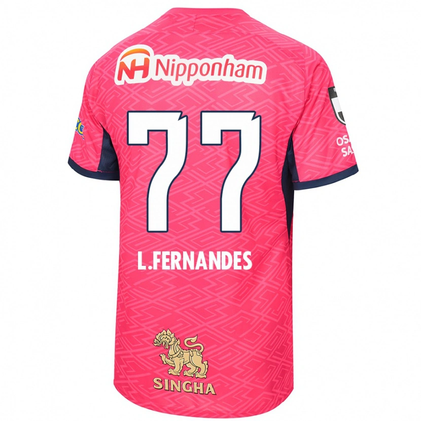 Danxen Män Lucas Fernandes #77 Sakura Rosa Vit Hemmatröja Matchtröjor 2025/26 Tröjor T-Tröja