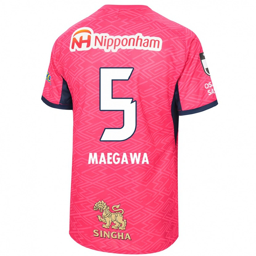 Danxen Män Miki Maegawa #5 Sakura Rosa Vit Hemmatröja Matchtröjor 2025/26 Tröjor T-Tröja