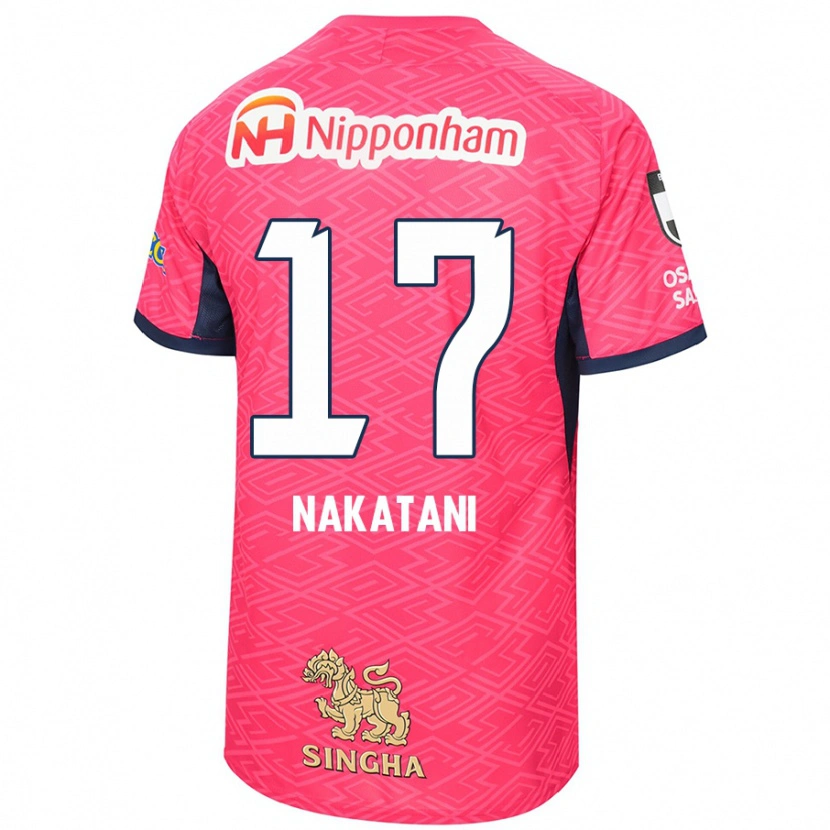 Danxen Män Rina Nakatani #17 Sakura Rosa Vit Hemmatröja Matchtröjor 2025/26 Tröjor T-Tröja