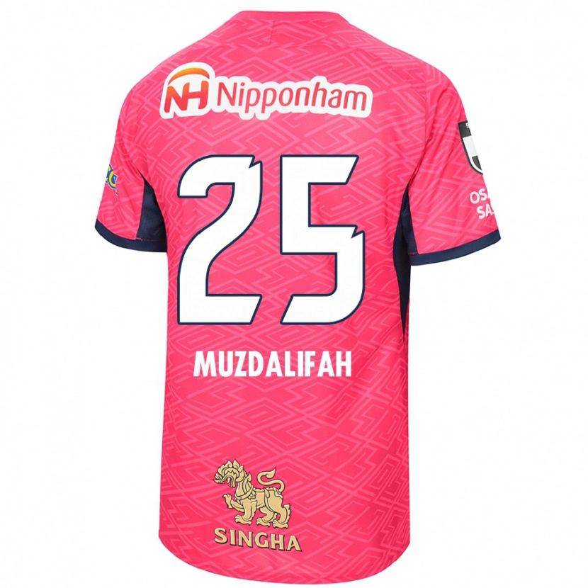 Danxen Män Zahra Muzdalifah #25 Sakura Rosa Vit Hemmatröja Matchtröjor 2025/26 Tröjor T-Tröja