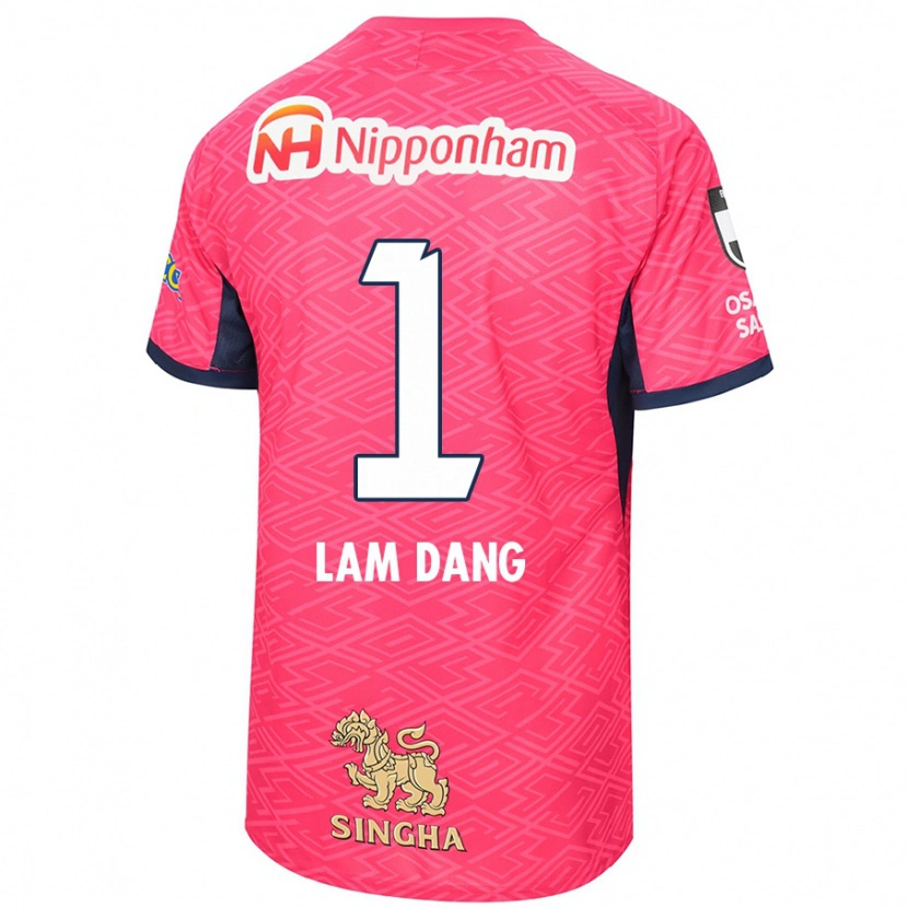 Danxen Män Van Lam Dang #1 Sakura Rosa Vit Hemmatröja Matchtröjor 2025/26 Tröjor T-Tröja
