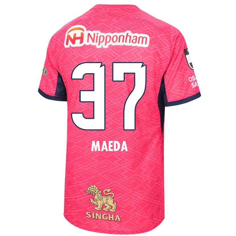 Danxen Män Ryudai Maeda #37 Sakura Rosa Vit Hemmatröja Matchtröjor 2025/26 Tröjor T-Tröja