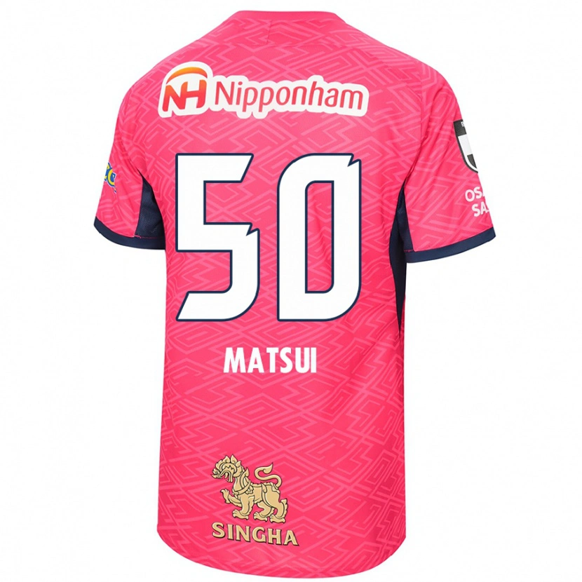Danxen Män Kenya Matsui #50 Sakura Rosa Vit Hemmatröja Matchtröjor 2025/26 Tröjor T-Tröja