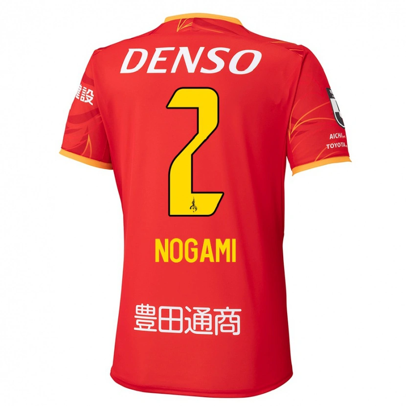 Danxen Män Yuki Nogami #2 Röd Gul Hemmatröja Matchtröjor 2025/26 Tröjor T-Tröja
