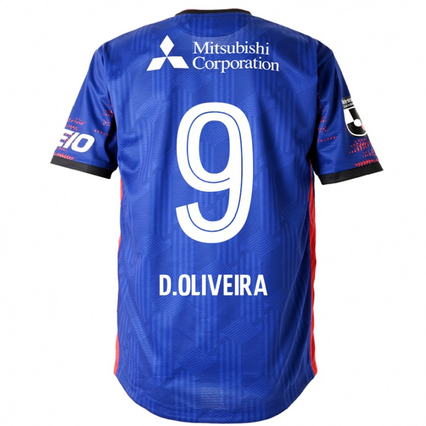 Danxen Män Diego Oliveira #9 Kungsblå Vit Hemmatröja Matchtröjor 2025/26 Tröjor T-Tröja