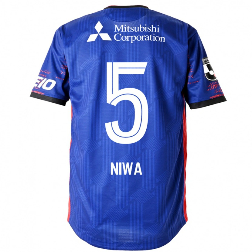 Danxen Män Daiki Niwa #5 Kungsblå Vit Hemmatröja Matchtröjor 2025/26 Tröjor T-Tröja