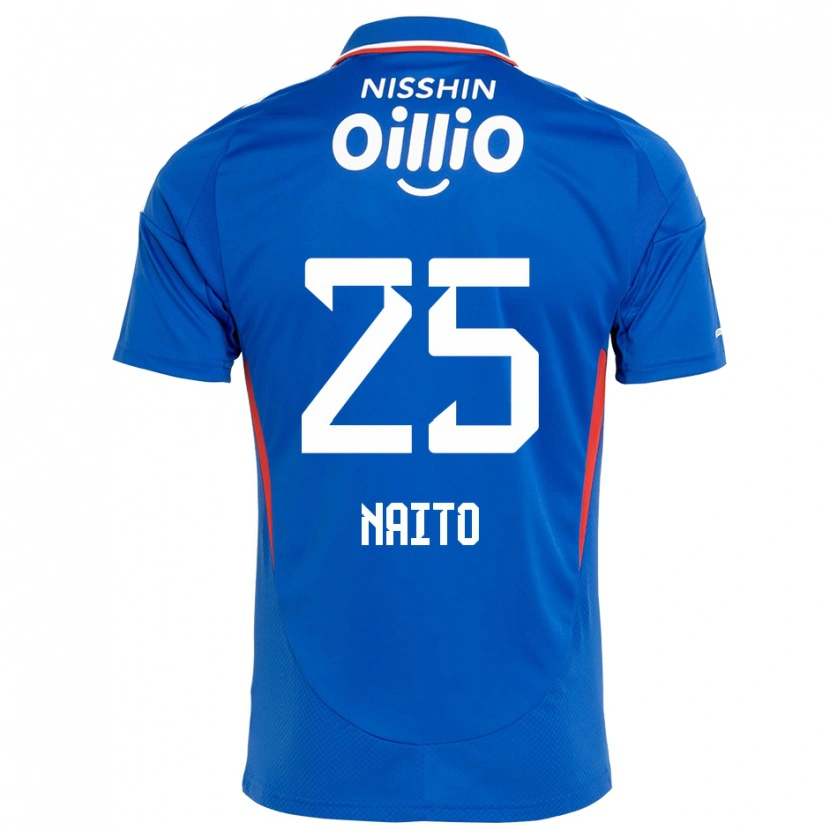 Danxen Män Kiyomu Naito #25 Kungsblå Vit Hemmatröja Matchtröjor 2025/26 Tröjor T-Tröja