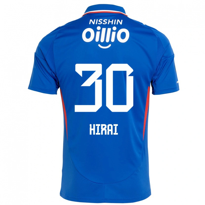 Danxen Män Shunsuke Hirai #30 Kungsblå Vit Hemmatröja Matchtröjor 2025/26 Tröjor T-Tröja
