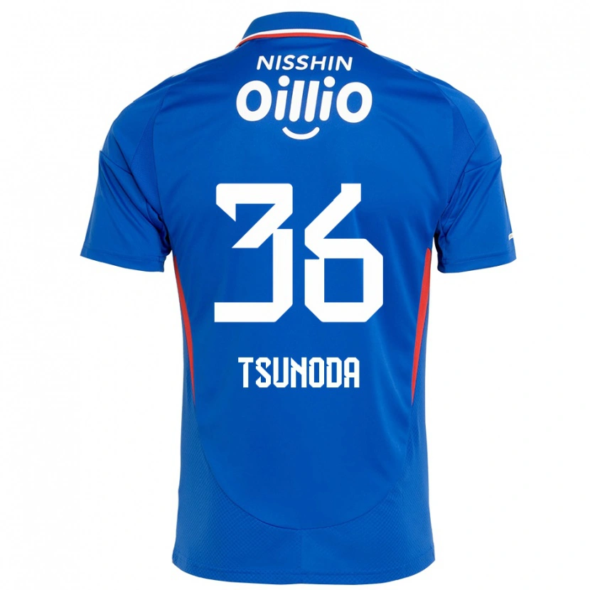 Danxen Män Ryotaro Tsunoda #36 Kungsblå Vit Hemmatröja Matchtröjor 2025/26 Tröjor T-Tröja