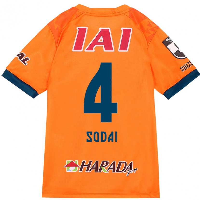 Danxen Män Sodai Hasukawa #4 Orange Röd Hemmatröja Matchtröjor 2025/26 Tröjor T-Tröja