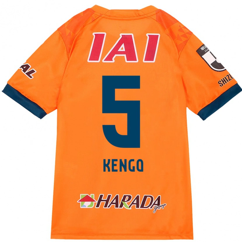 Danxen Män Kengo Kitazume #5 Orange Röd Hemmatröja Matchtröjor 2025/26 Tröjor T-Tröja