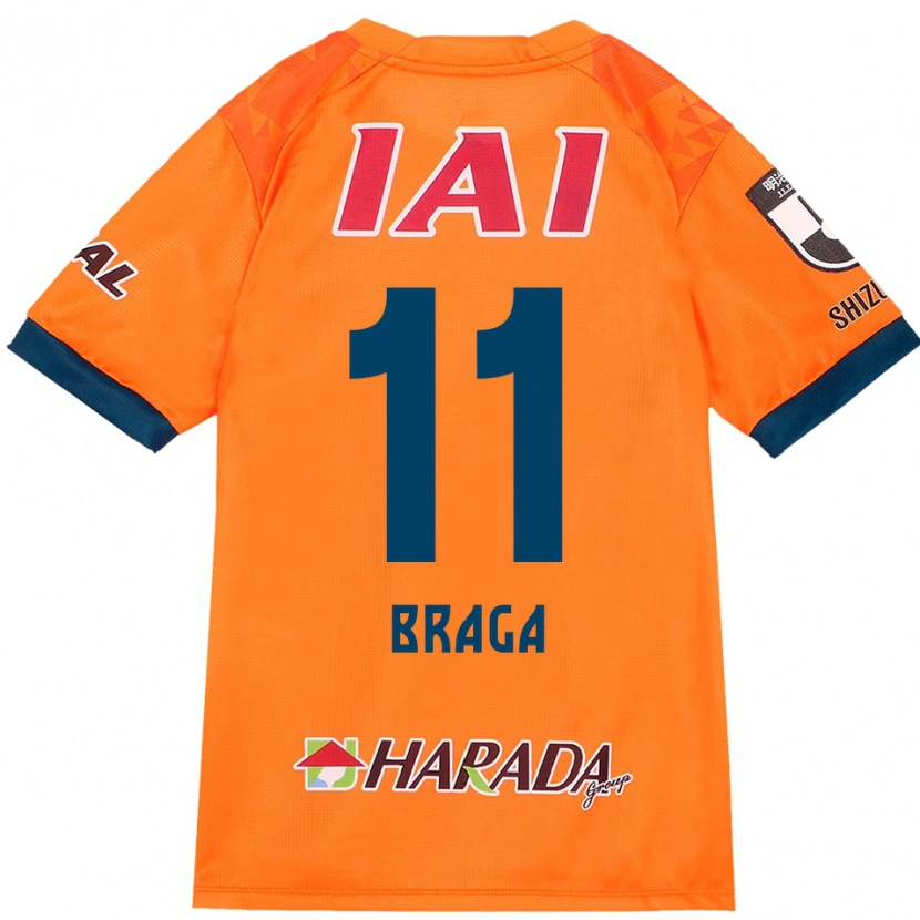 Danxen Män Lucas Braga #11 Orange Röd Hemmatröja Matchtröjor 2025/26 Tröjor T-Tröja