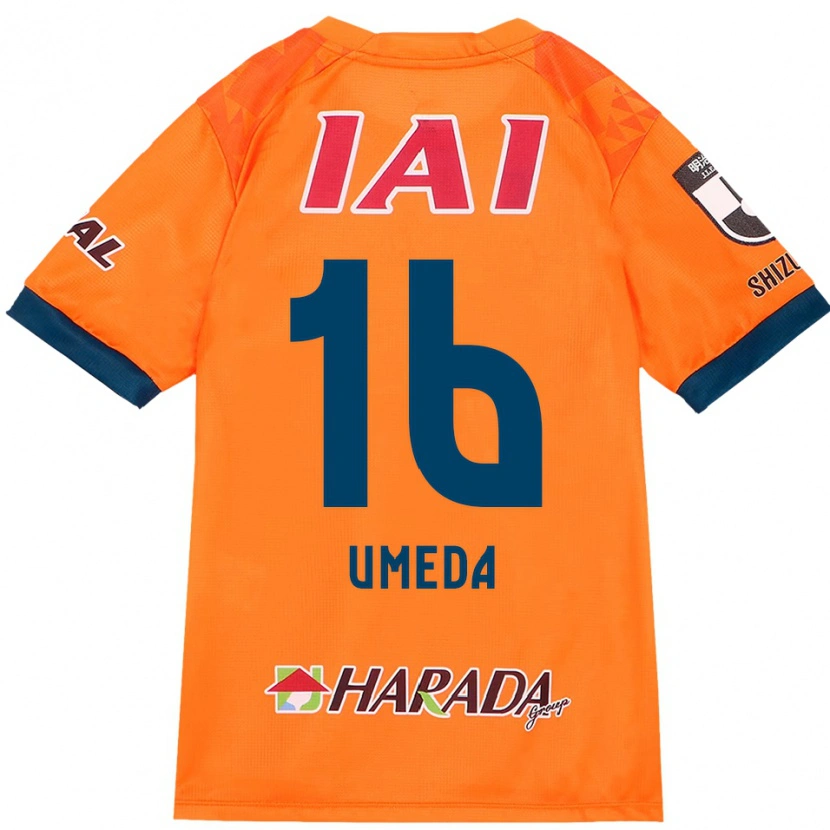 Danxen Män Togo Umeda #16 Orange Röd Hemmatröja Matchtröjor 2025/26 Tröjor T-Tröja
