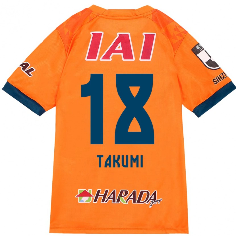 Danxen Män Takumi Kato #18 Orange Röd Hemmatröja Matchtröjor 2025/26 Tröjor T-Tröja