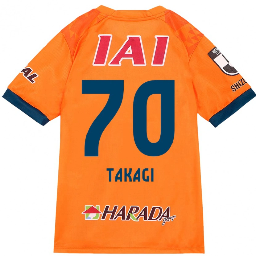 Danxen Män Sen Takagi #70 Orange Röd Hemmatröja Matchtröjor 2025/26 Tröjor T-Tröja